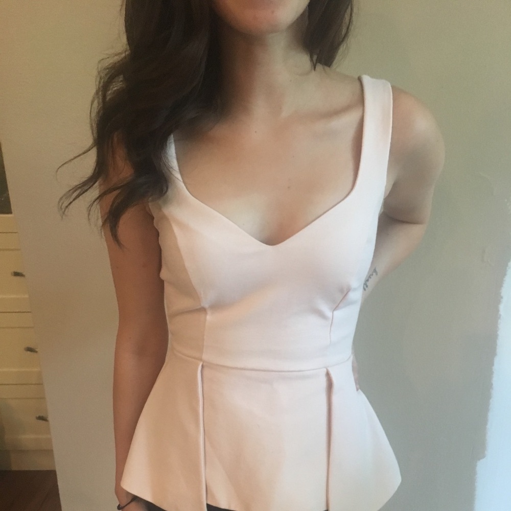 Light Pink Peplum